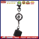 Retractable Billiards Pool Cue Chalk Holder Clips Keys Chain Snooker Access