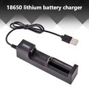 1 Slot Charger for 16340 14500 18650 26650 3.7V Lithium Battery USB Fast Charge