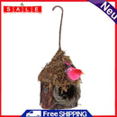 Simulation Tree Bird House Handwoven Outdoor Hanging Breeding Small Bird Shelter