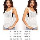 Sexy Women Casual Sleeveless Loose Vest Shirt Blouse Tank Top White M