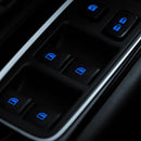 Luminous Car Door Window Lift Button Stickers Decals Car Styling (Blue) Newly