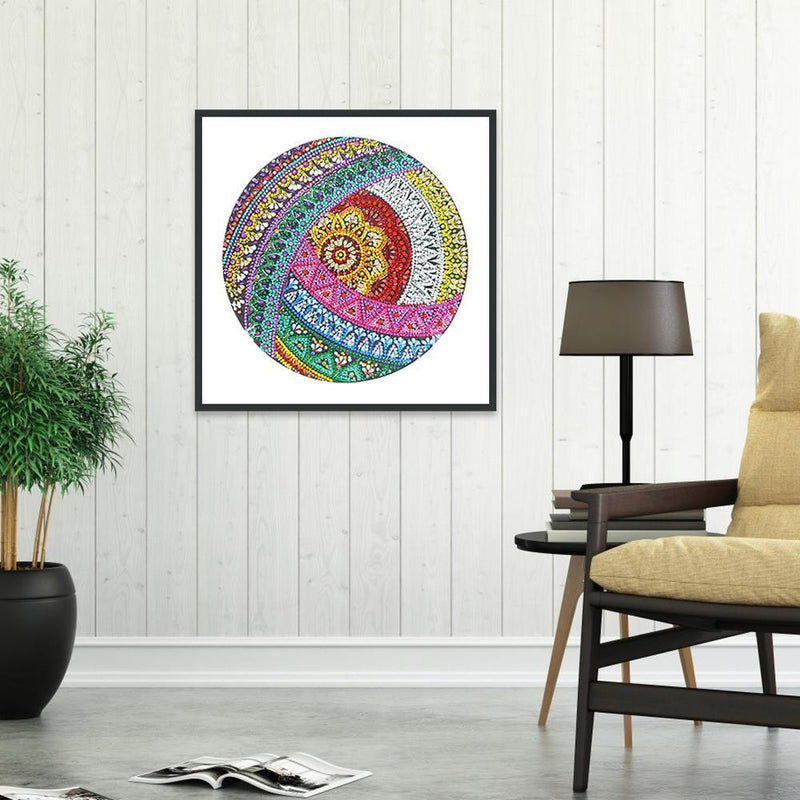 5D DIY Special Shaped Diamond Painting Mandala Embroidery Mosaic Kit Decor Newly