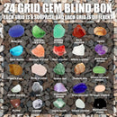 Christmas Advent Calendar Gift Mineral Boxs Fossil Stone Set Early Education