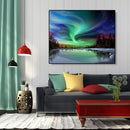 Painting By Numbers Aurora Hand Painted Canvas Oil Art Picture Crafts DIY Kit