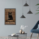 Diamond Painting 5D Full Round Drill Mosaic DIY Cat Retro Poster Kit Room Decor