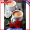 Painting By Numbers DIY Coffee Hand Painted Canvas Oil Art Picture Ornaments Kit