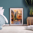 DIY Digital Picture Christmas Tree Frameless Oil Painting By Number Handicraft
