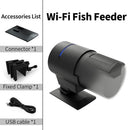 Aquarium Timing Tank Feeding Food Dispenser Remotely WiFi Automatic Fish Feeder