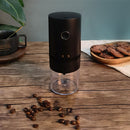 #A Portable Electric Coffee Grinder with Brush USB Bean Grinding for Cafe Espres
