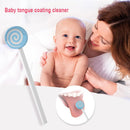 Baby Oral Cleaning Children Tongue Cleaner Brush Scraper Baby Care (Blue) Newly
