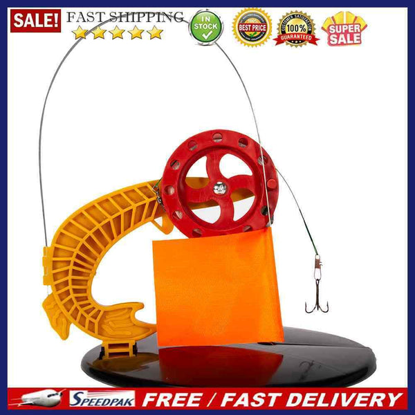 2pcs Ice Fishing Flag Marker Rod Tip-Up Pole Flag Outdoor Fishing Accessories