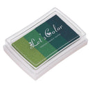 4 Colors Gradient Inkpad DIY Stamp Colored Ink Pad Printing Stationery(4) Newly