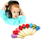 Baby Kids Sound Music Gift Toddler Rattle Musical Wooden Colorful Toys Newly