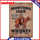 West Cowboy Metal Sign Tin Retro Plate Cafe Poster Wall Art Decor Iron Painting