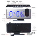 Projector Alarm Clock, LED Digital Alarm Clock Radio for Home, Office (2)