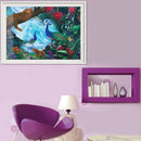 Leopard Peacock 5D Diamond DIY Painting Craft Kit Home Decor