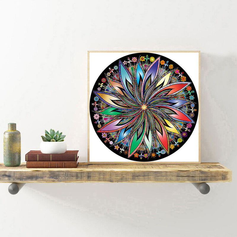 5D DIY Diamond Painting Datura Kits Full Square Drill Wall Decor Rhinestone Art