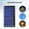0.3W 5V 60mA Solar Panel Polycrystalline Cell Panel for 3.6V Battery (2pcs)