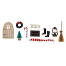 Fairy Door House Festive Decor Mini Elf House for Family Friends Neighbors Gifts