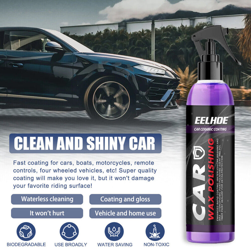 Car Wax Cleaning Polishing Spray Auto Decontamination Coating Agent Wax Cleaner
