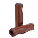 2pcs Bicycle Foam Grips MTB Bicycle Grip Anti-Slip Leather+Sponge Handlebar