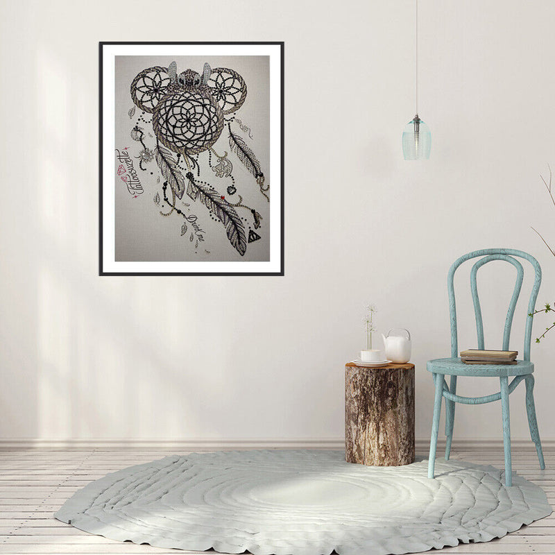 Dreamcatcher Partial Special Shape 5D DIY Diamond Painting Wall Art (PH112)