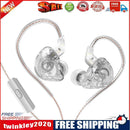 GK G1 Wired Earphone Dynamic 3.5mm HIFI In-ear Earbuds (Transparent w/ Mic)