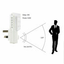 White LED Plug In Sensor Light PIR Motion Hallway Socket Lamps Night Lamp