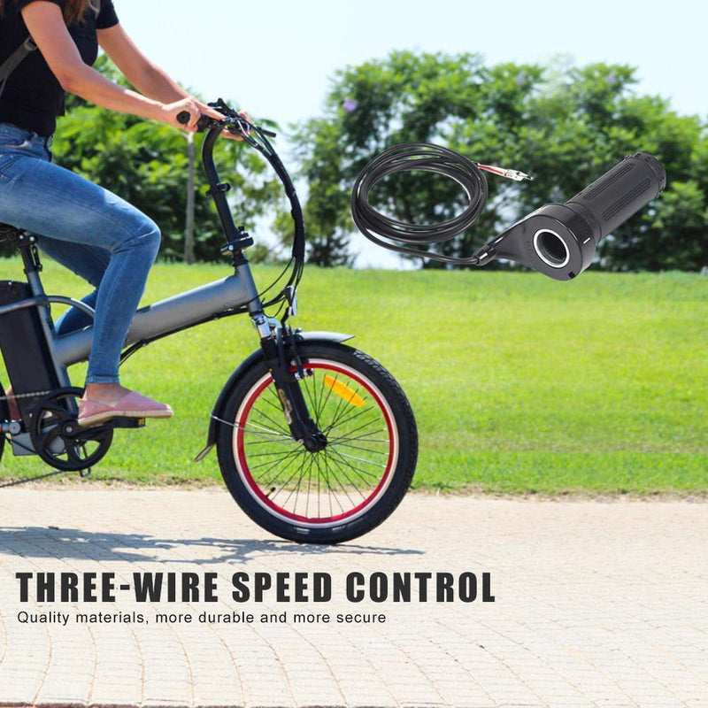 2x 24/36/48V 3Wire Hall Twist Throttle Grip Electric Vehicle Speed Governor