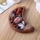Moon Tray - Crystal Gemstones Storage and Organizer Tray Box Crescent Moon Bowl