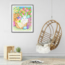5D Diamond Painting Kit DIY Easter Bunny Eggs Full Square Drill Home Decorations