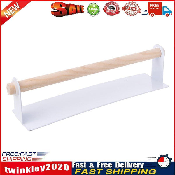 Kitchen Towel Holder Bathroom Roll Paper Storage Rack Tissue Shelf (White) Newly