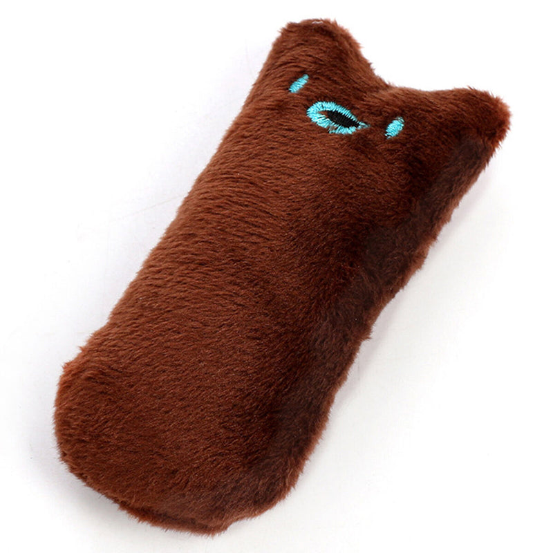 Cat Catnip Toys - Pet Supplies Kitten Plush Chew Toys for Cats (Coffee)