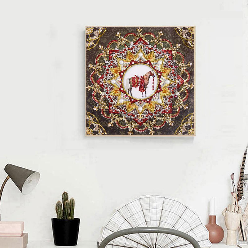 5D DIY Special Shaped Diamond Painting Mandala Cross Stitch Kits (DZ237)