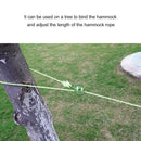 EDC 3 Holes Tent Windproof Fixing Ferrule Portable Awning Rope Adjustment Buc