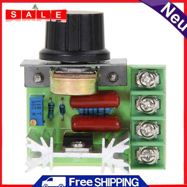 AC 220V 2000W SCR Silicon Electronic Controller Module Dimmer Temperature Speed Con