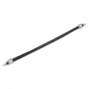 MTB Luggage Elastic Rope Bicycle Tie Cargo Retractable Belt w/ Hook Black White