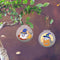 2pcs 5D Diamond Painting Keyring DIY Round Keychain Bag Pendant (YSK203)