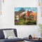 Frameless Oil Paint By Numbers Feeding Horse Girl DIY Canvas Picture Kit