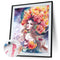 Oil Paint By Numbers Painting Girl Coloring Picture Digital