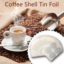 100pcs Self Adhesive Aluminum Foil Paper Brewer Lid Coffee Capsule Flim Sti