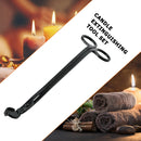 Wick Trimmer Steel Candle Snuffer Cutter Oil Lamp Trim Scissors (Black) Newly