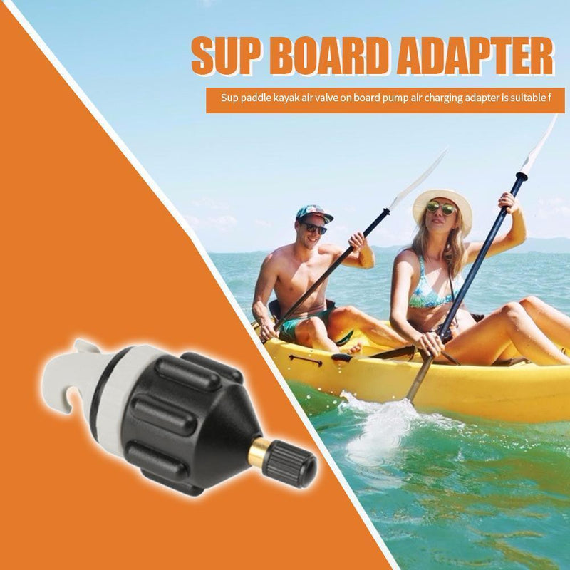 For SUP Board Kayak Nylon Rowing Boat Air Valve Adaptor Inflatable Pump Ada