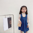 Kids Female Retro PU Leather Crossbody Bag Women Trending Mini Flap Handbag