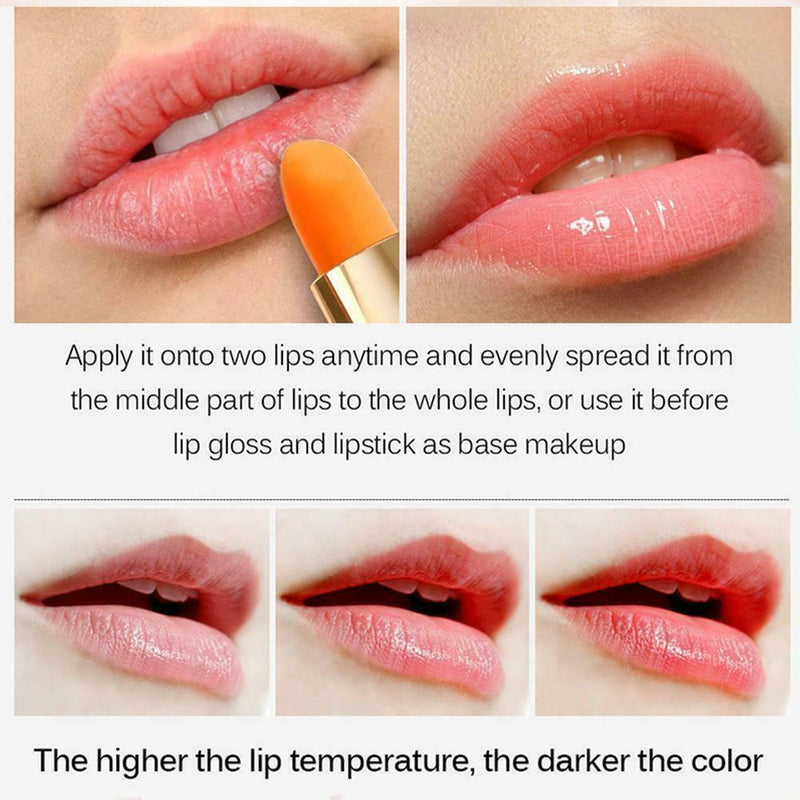 Waterproof Moisturizer Color Changing Lip Balm Lipsticks Long-Lasting TOP P0W0