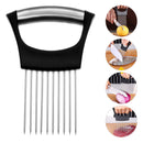 Cutting Meat Fish Cutter Food Slice Assistant Vegetable Holder Onion Slicer