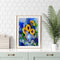 Frameless Sunflowers in Vase Oil Paint By Numbers Kit DIY Handmade Drawing Craft