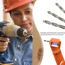 2-12.5mm Drill Bit Sharpener Corundum Grinding Wheel for Polishing (Orange)