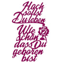 Paper Card Embossing German Words Metal Cutting Dies Stencils DIY (H5994) Newly