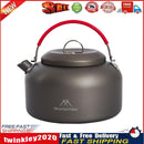 Outdoor Camping Water Kettle Stainless Steel Hiking Picnic Cookware Teapot Newly